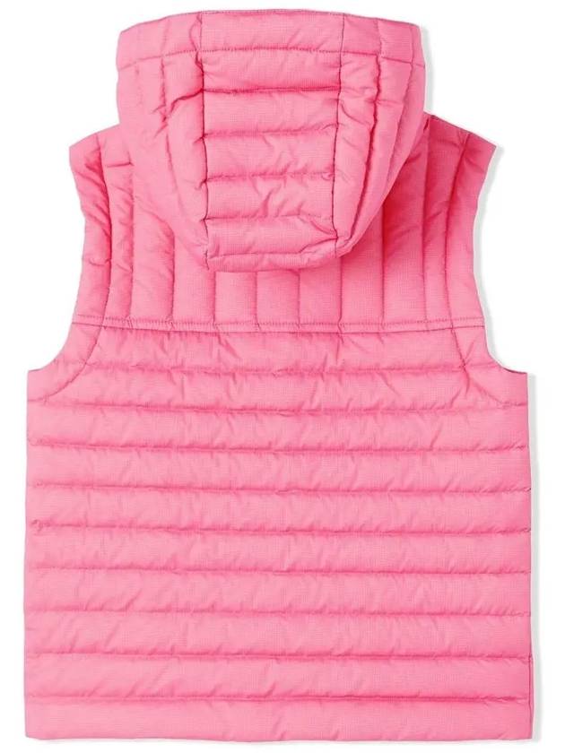 Kids Women s Logo Patch Padded Vest Pink 8053880 - BURBERRY - BALAAN 3