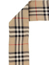 Women's Vintage Check Silk Scarf Archives Beige - BURBERRY - BALAAN 4