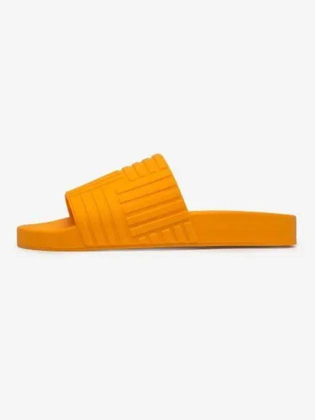 Intrecciato Rubber Slippers Orange - BOTTEGA VENETA - BALAAN 2