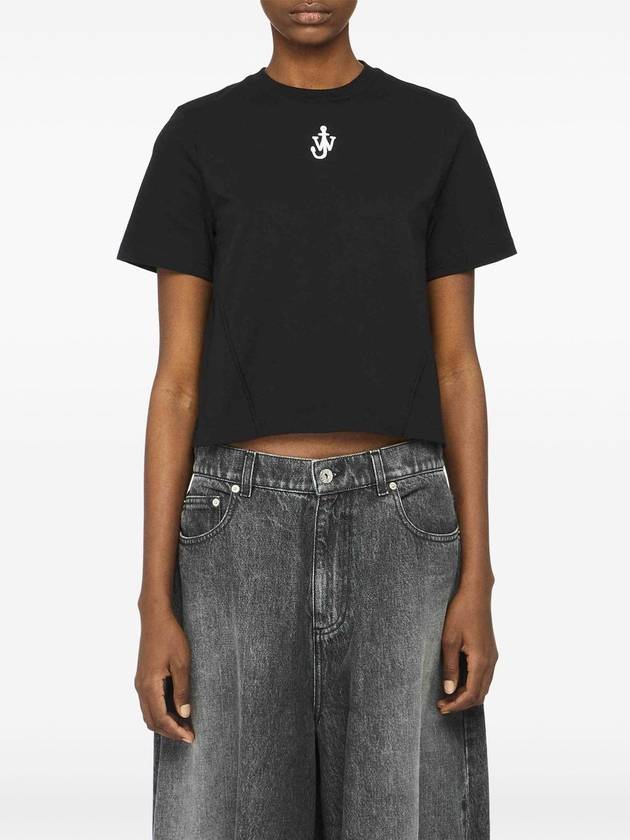 Anchor-embroidered T-shirt - JW ANDERSON - BALAAN 3