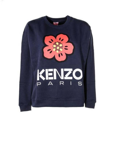 Boke Flower Sweatshirt Navy - KENZO - BALAAN 2