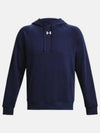 UA Rival Fleece Hoodie Navy - UNDER ARMOUR - BALAAN 2