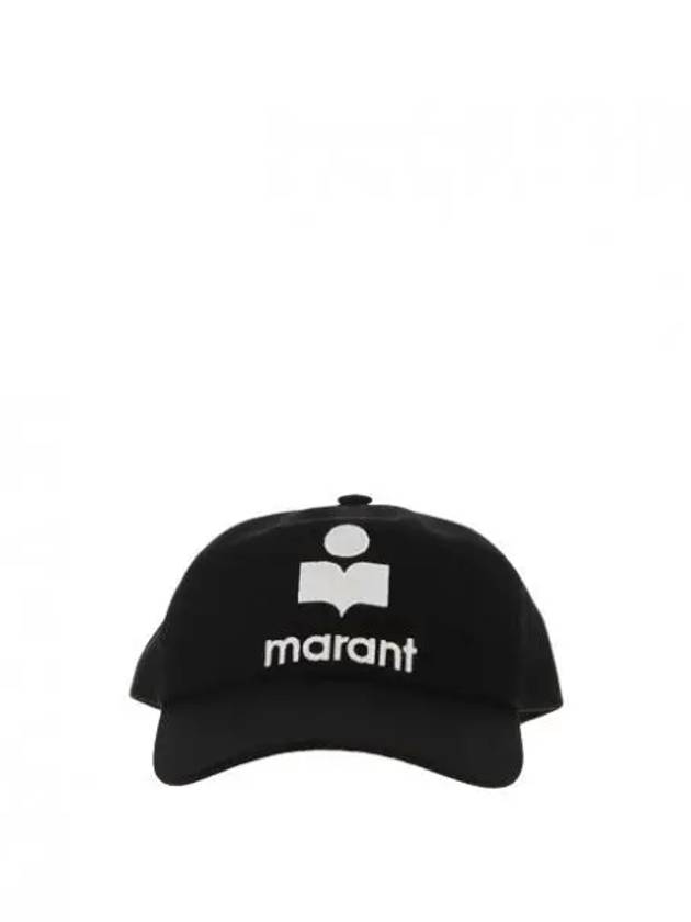 Tyron Logo Cotton Ball Cap Black - ISABEL MARANT - BALAAN 2