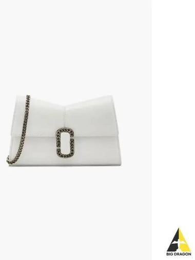 St Marc Slg the Chain Wallet White MBACS24003WHX - MARC JACOBS - BALAAN 1