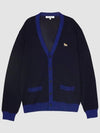 Baby Fox Patch Regular Cardigan Navy - MAISON KITSUNE - BALAAN 2