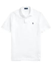 Iconic Mesh Slim Fit Polo Shirt White - POLO RALPH LAUREN - BALAAN 2