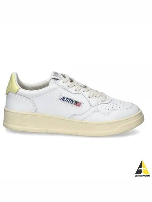 Men's Medalist Leather Low Top Sneakers White - AUTRY - BALAAN 2