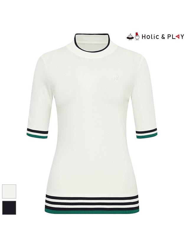 traditional color combination striped high neck sweaterHD2WSW001 - HOLIC&PLAY - BALAAN 3