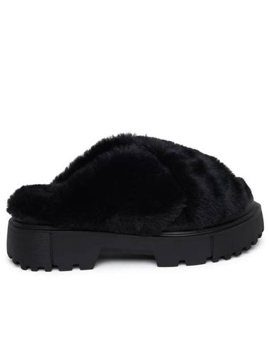 Mule Slippers HXW6440FC303H6B999 Black - HOGAN - BALAAN 1