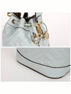 Mon Tresor FF Motif Leather Mini Bag Light Blue - FENDI - BALAAN 5