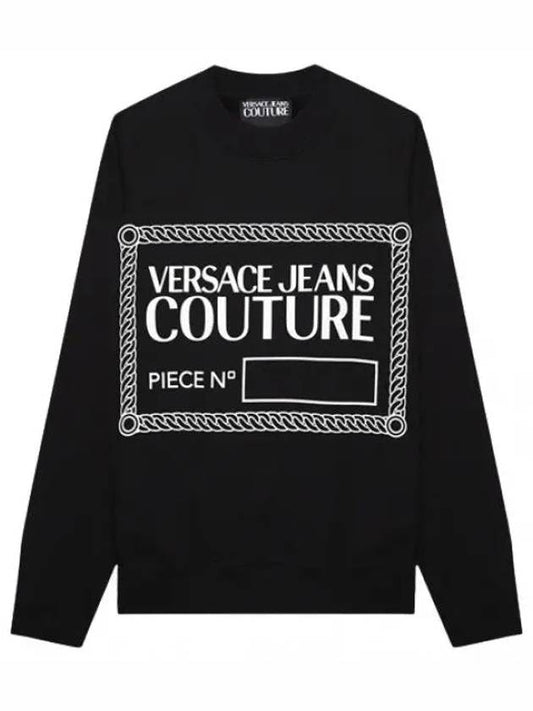 Logo Print Sweatshirt Men - VERSACE - BALAAN 1