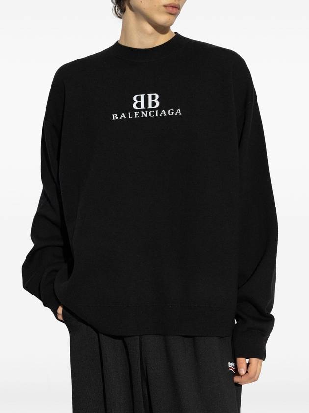 BALENCIAGA CREWNECK SWEATER - BALENCIAGA - BALAAN 3