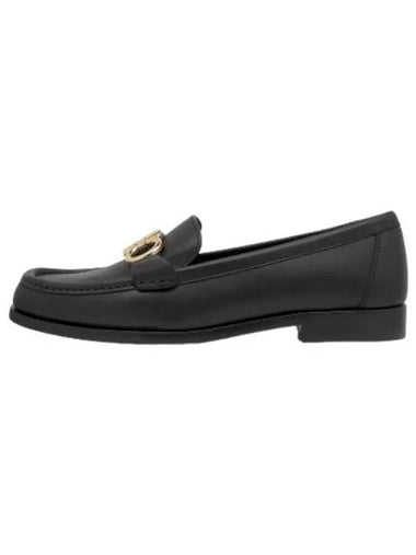 Ferragamo Gancini Loro Loafer Black - SALVATORE FERRAGAMO - BALAAN 1