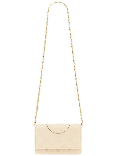 Women's Fleming Soft Chain Cross Bag Ivory - TORY BURCH - BALAAN 2