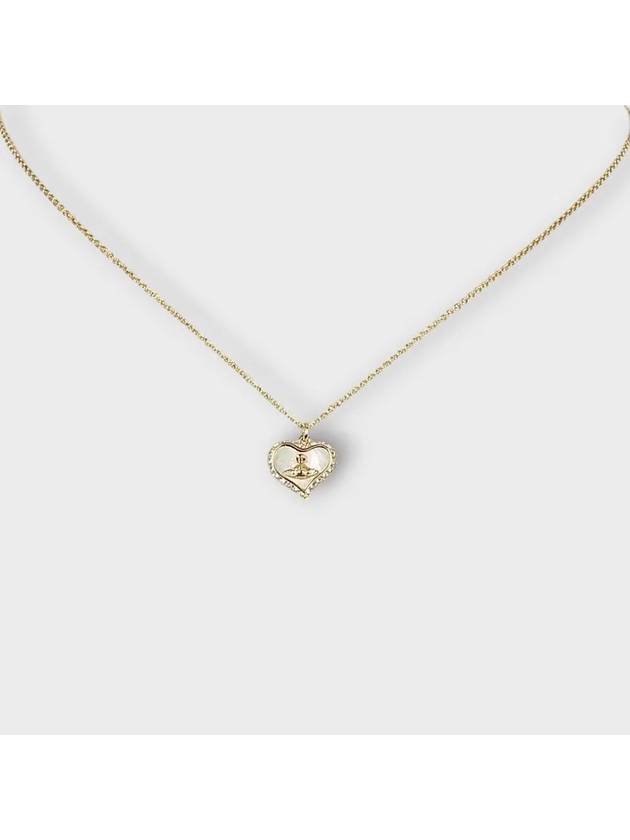 Petra Heart Logo Necklace Gold - VIVIENNE WESTWOOD - BALAAN 4