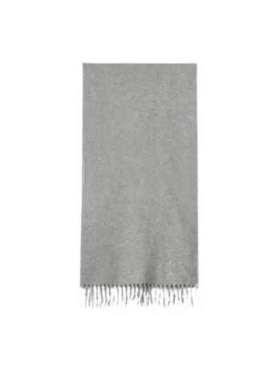 Ambroise Embroidered Muffler Grey - A.P.C. - BALAAN 2