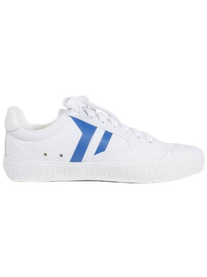 Plimsoll Canvas Low Top Sneakers Blue White - CELINE - BALAAN 2