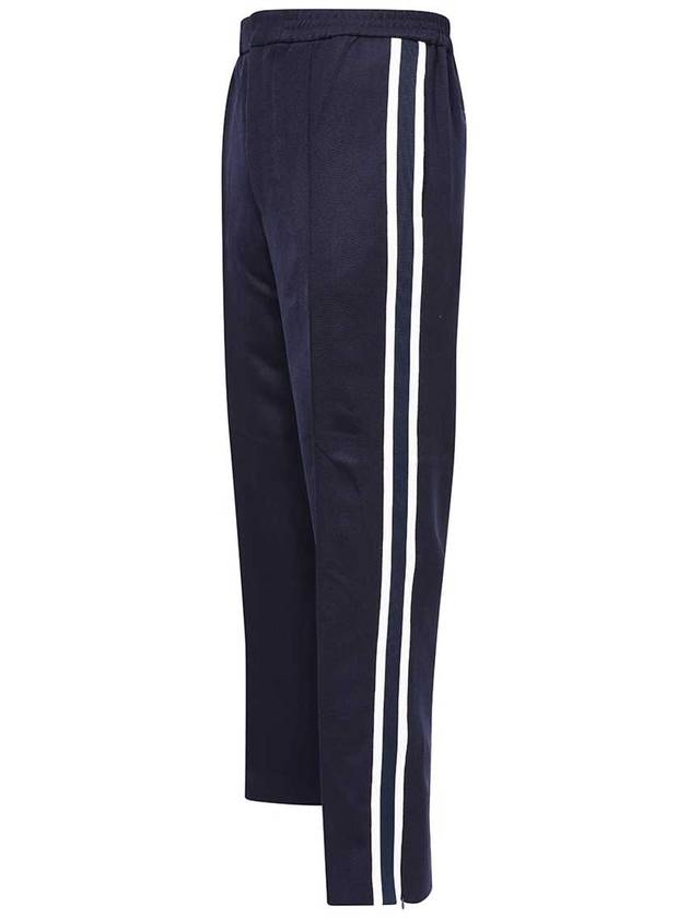 Striped Color Combination Track Pants Navy - AMI - BALAAN 3