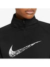 Women's Dry Fit Swoosh Run Long Sleeve T-Shirt Black - NIKE - BALAAN 4