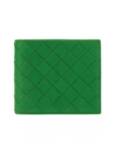 Intrecciato Bifold Half Wallet Green - BOTTEGA VENETA - BALAAN 1