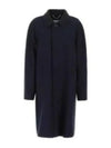 Wool Viscose Single Coat Navy - MAISON MARGIELA - BALAAN 2