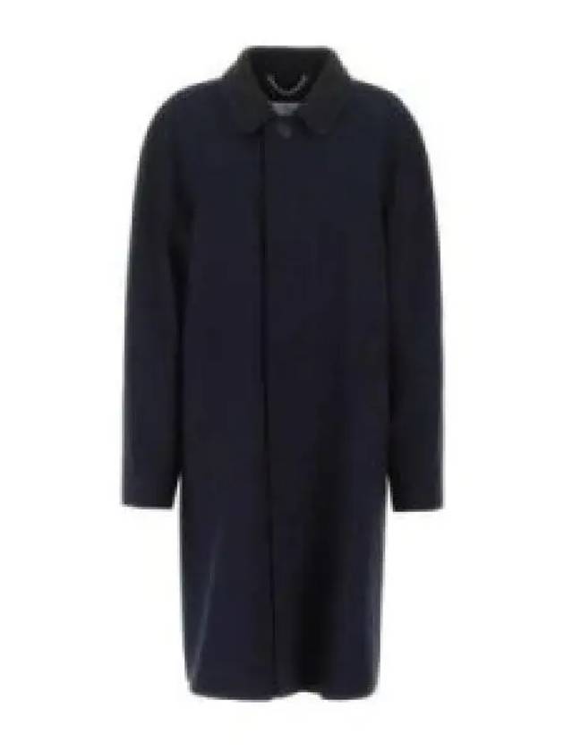 Wool Viscose Single Coat Navy - MAISON MARGIELA - BALAAN 2