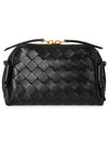 Intrecciato Concert Pouch Bag Black - BOTTEGA VENETA - BALAAN 4