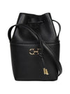 Gancini Mini Bucket Bag Black - SALVATORE FERRAGAMO - BALAAN 2