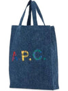 Lou Mini Tote Bag Blue - A.P.C. - BALAAN 3