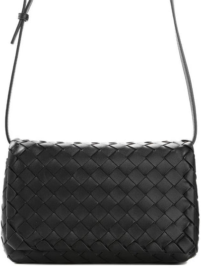 Intrecciato Cross Bag Black - BOTTEGA VENETA - BALAAN 2