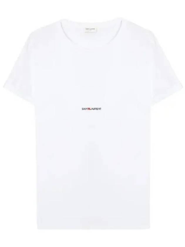 Logo Short Sleeve T Shirt Women s Tee - SAINT LAURENT - BALAAN 1