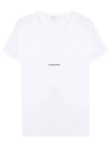 Logo Short Sleeve T Shirt Women s Tee - SAINT LAURENT - BALAAN 1