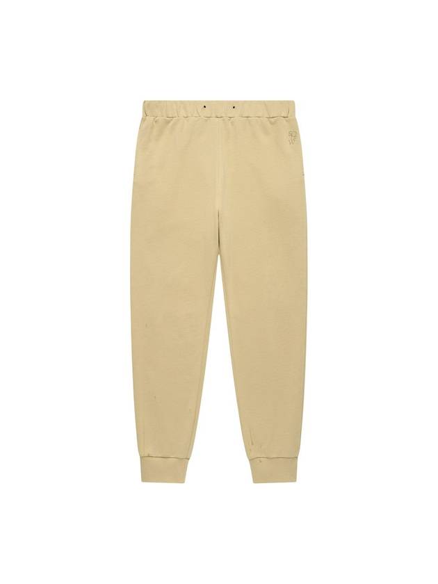 Logo Jogger Sweat Track Pants Beige - SOLEW - BALAAN 1