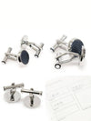 112904 Blue Lacquer Meisterst ck Cuff Links - MONTBLANC - BALAAN 7