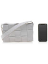 Intrecciato Cassette Cross Bag White - BOTTEGA VENETA - BALAAN 7