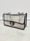 PVC Coco Sand Flap Chain Shoulder Bag Medium - CHANEL - BALAAN 3