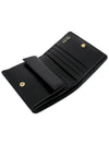 Small Leather Half Wallet Black - MIU MIU - BALAAN 10