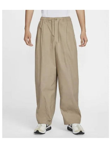 Club Balloon Wide Pants Khaki - NIKE - BALAAN 1