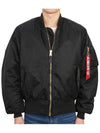 MA 1 Heritage Bomber Jacket Black - ALPHA INDUSTRIES - BALAAN 4