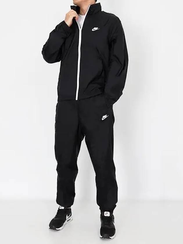 AS Club LND Woven Tracksuit Black - NIKE - BALAAN.