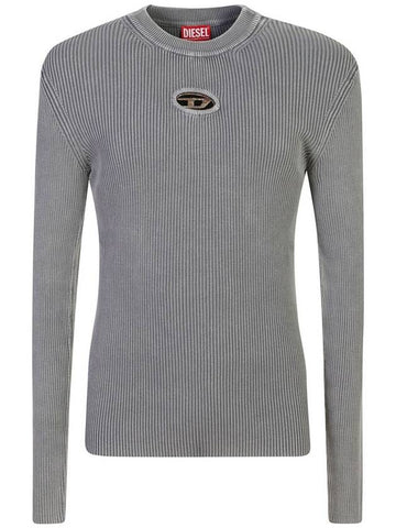 Diesel K-Darin-A Cut-Out Jumper With Vintage Oval D - DIESEL - BALAAN 1