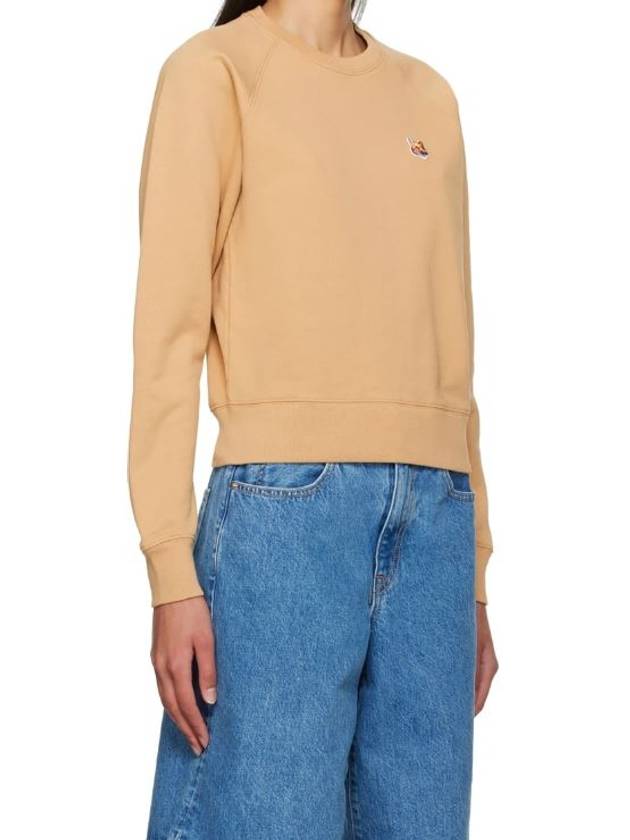 Fox Head Patch Adjusted Sweatshirt Beige - MAISON KITSUNE - BALAAN 8