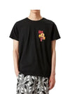 Zafferh Logo Cotton Short Sleeve T-Shirt Black - ISABEL MARANT - BALAAN 4