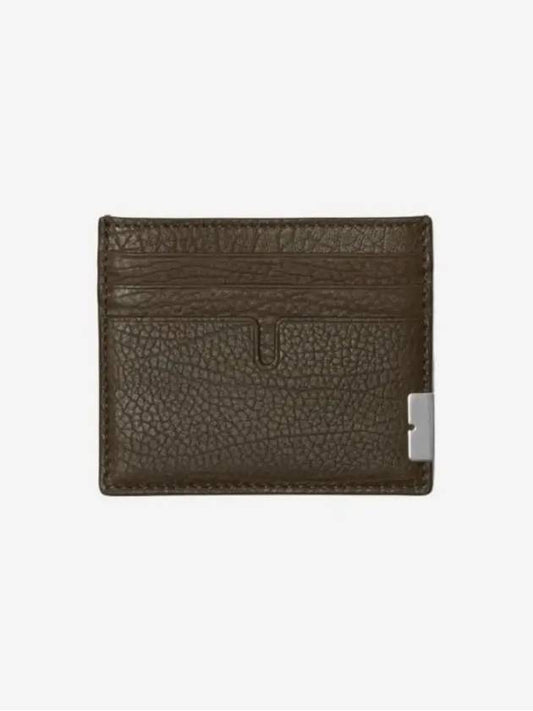 Tall B Leather Card Wallet Brown - BURBERRY - BALAAN 2