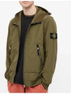 Men's Light Soft Shell R Hooded Jacket Khaki - STONE ISLAND - BALAAN 3