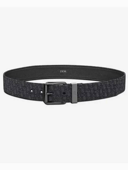 Micro Oblique Jacquard Belt Black - DIOR - BALAAN 2