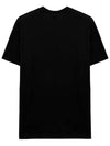 Embroidered Medusa Short Sleeve T-Shirt Black - VERSACE - BALAAN 3