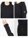 Wappen Patch Crew Neck Sweatshirt Navy - STONE ISLAND - BALAAN 4