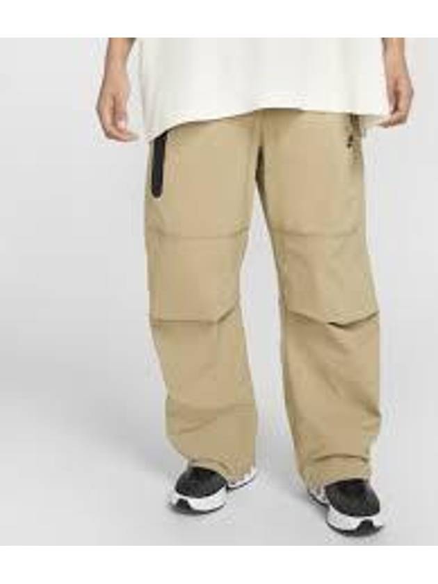 Tech Woven Open Hem Straight Pants Parachute Beige - NIKE - BALAAN 2