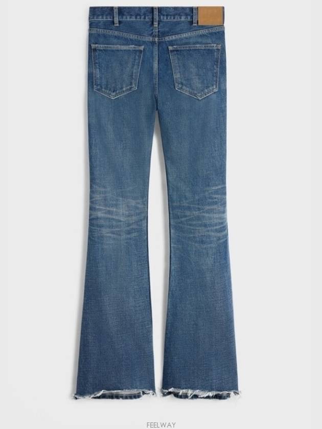 Macro Bootcut Jeans Dark Union Wash - CELINE - BALAAN 3